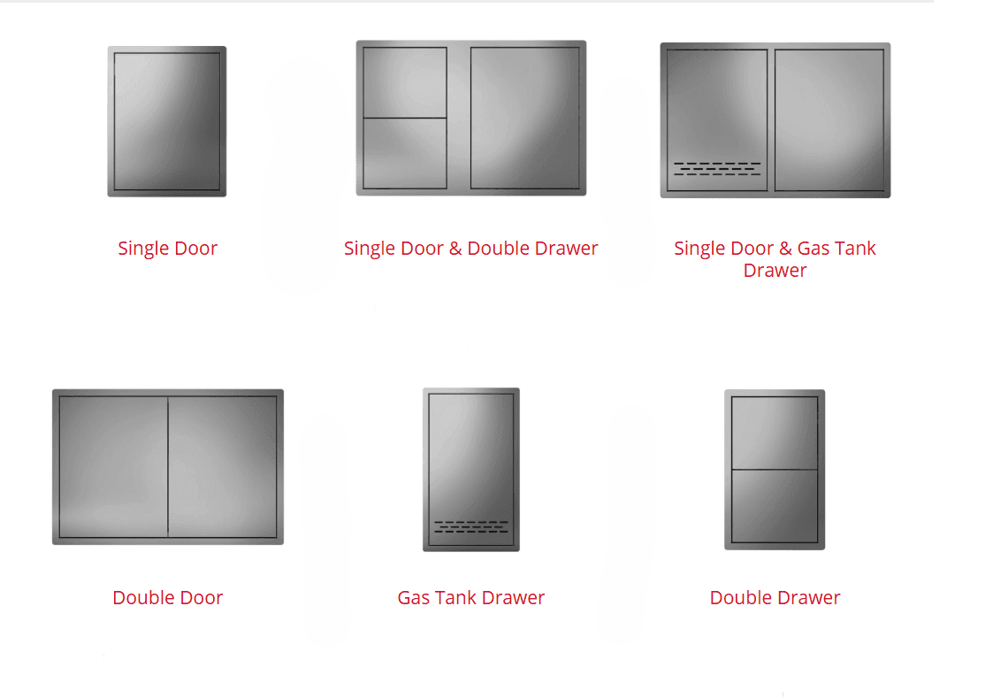 outdoor kitchen units